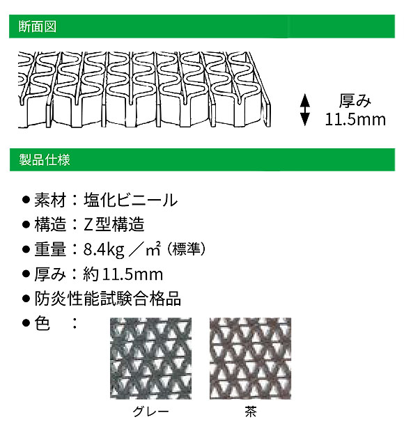 スリーエム ジャパン ノーマッド マット スタンダード・クッション - 〈屋外用〉エントランス用マット 耐久性と価格のバランスが良いレギュラータイプ【代引不可】 02