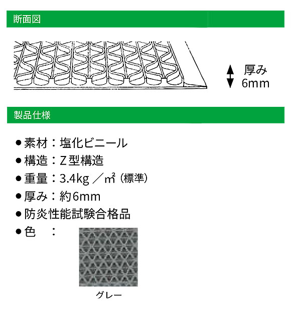 スリーエム ジャパン ノーマッド マット スタンダード・クッション - 〈屋外用〉エントランス用マット 耐久性と価格のバランスが良いレギュラータイプ【代引不可】 02