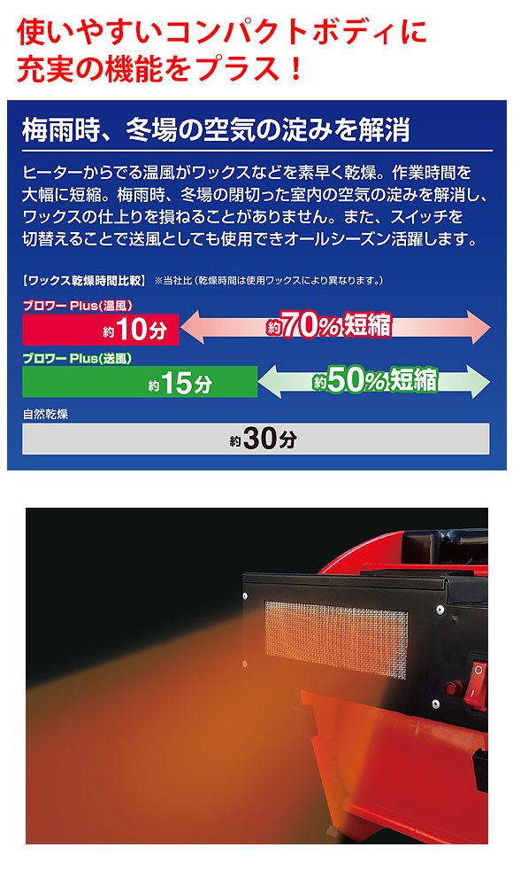 FPS ヒーター付ブロワ Plus 02