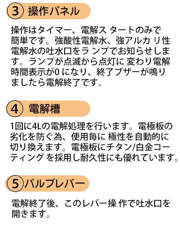 アマノ ラボII - 軽量コンパクトモデル強電解水生成装置【代引不可】 01