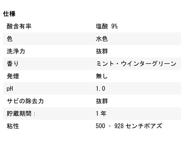 ベトコ BETCO クリング  950mL - 濃縮塩酸9％配合磁器便器用クリーナー  01