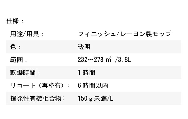 ベトコ BETCO タイコート［3.78L×4］- 木床用密着剤 03