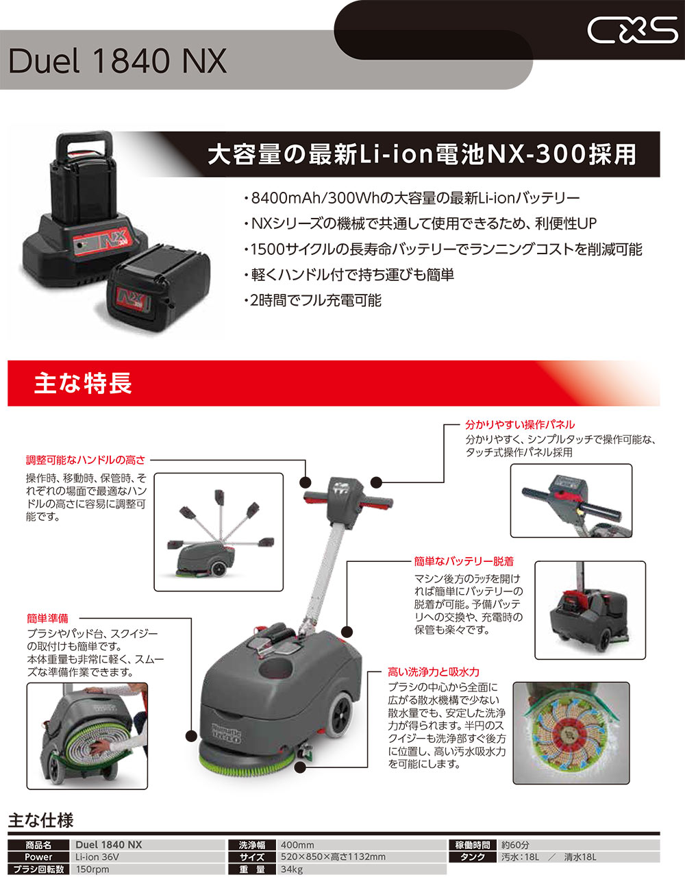 リース契約可能】シーバイエス Duel 1840NX (バッテリー別売