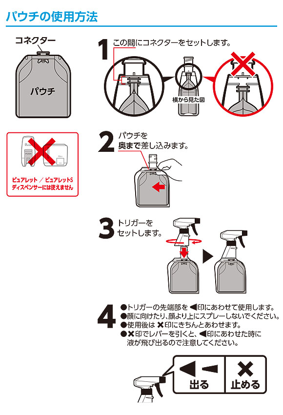 シーバイエス ピュアレットミントスプラッシュ [450mLx12パック] - 業務用 除菌・除ウイルス消臭剤 商品詳細04