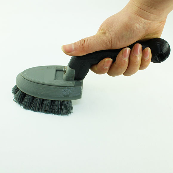 画像7: 【ポリッシャー.JP限定仕様！】ダントツ コーナーブラシ ハンディ - 目地・スミ擦り用 研磨剤入トレグリットブラシ (7)