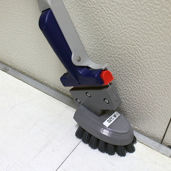 画像10: 【ポリッシャー.JP限定仕様！】ダントツ コーナーブラシ ワンタッチ - 研磨剤入トレグリットブラシ (10)