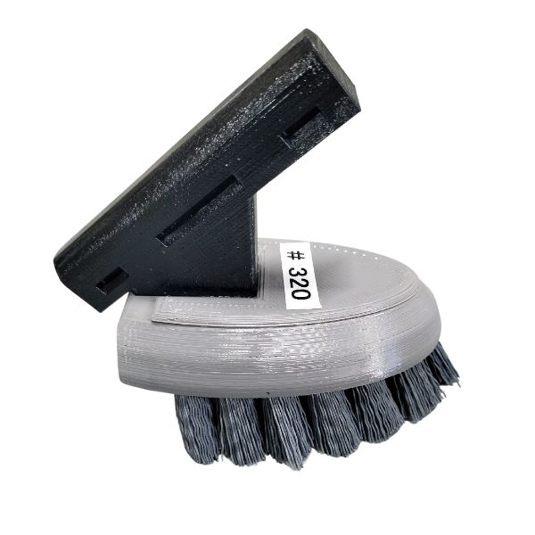 画像3: 【ポリッシャー.JP限定仕様！】ダントツ コーナーブラシ ワンタッチ - 研磨剤入トレグリットブラシ (3)