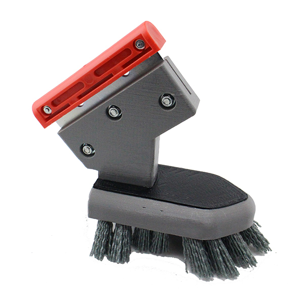 画像2: ■受注生産品・キャンセル不可■【ポリッシャー.JP限定仕様！】ダントツ コーナーブラシ ワンタッチ45 - 研磨剤入トレグリットブラシ (2)