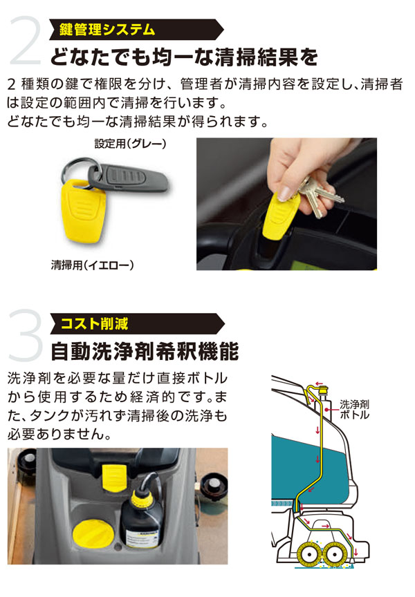 ケルヒャー BD 65/60 W BP Dose - 業務用 26インチ自走式床洗浄機 05