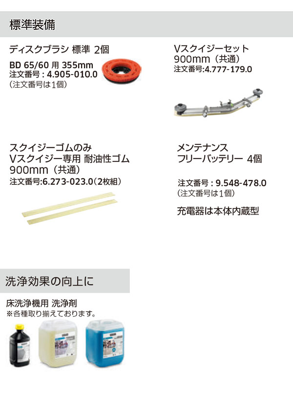 ケルヒャー BD 65/60 W BP Dose - 業務用 26インチ自走式床洗浄機 07