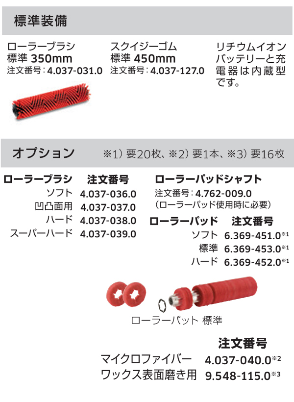 【リース契約可能】ケルヒャー BR 35/12 C Bp - 業務用小型床洗浄機【代引不可・個人宅配送不可】商品詳細06