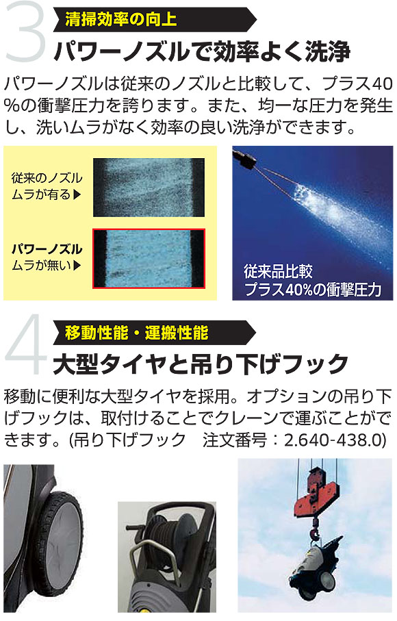 ケルヒャー高圧洗浄機 HD 10/22 S - 業務用冷水高圧洗浄機_商品詳細04