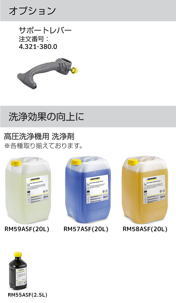 ケルヒャー高圧洗浄機 HD 10/22 S - 業務用冷水高圧洗浄機_商品詳細07