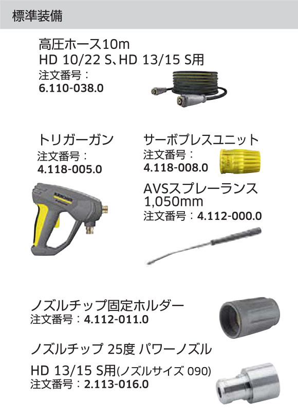 ケルヒャー高圧洗浄機 HD 13/15S - 業務用冷水高圧洗浄機【代引不可】_商品詳細06