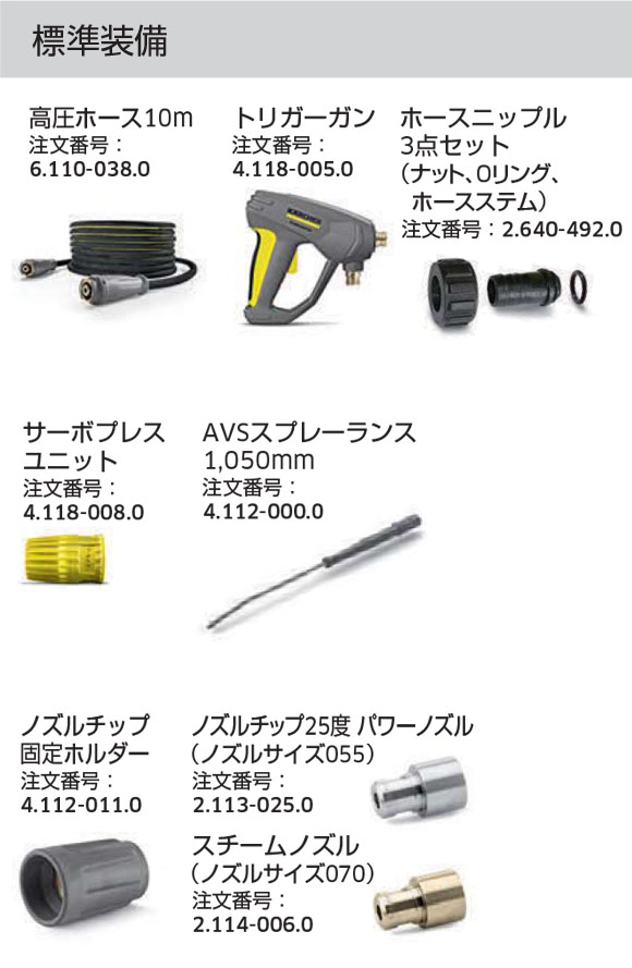 ケルヒャー高圧洗浄機 HDS10/19M - 業務用温水高圧洗浄機【代引不可】07