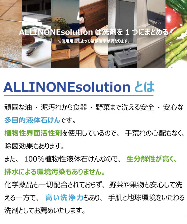 ALL IN ONE solution(オールインワン ソリューション) [4L×4]　01