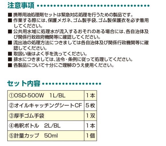 横浜油脂工業(リンダ) 携帯用 油処理剤セット 03