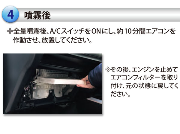 横浜油脂工業(リンダ) Agイレーサー（エージーイレーサー） - 自動車エアコン用洗浄剤 11