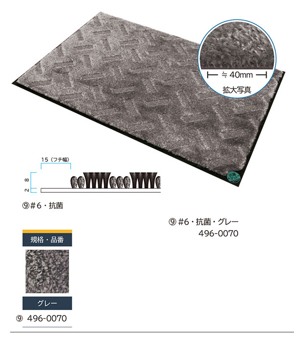 ミヅシマ工業 エンプレス抗菌マット 02