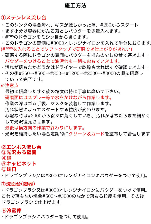 NCA ドラゴンペーパーセット - 流し台クリーニングキット 