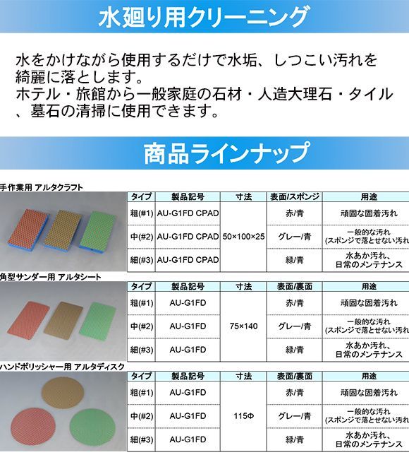 NCA 水廻り用アルタ クラフト(手作業用) 02