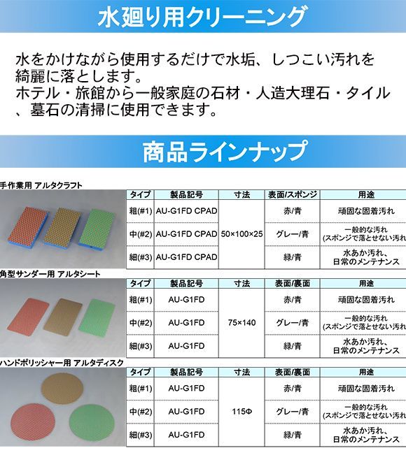 NCA 水廻り用アルタ クラフト(手作業用) 02