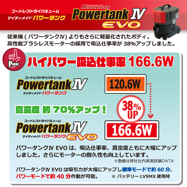 ペンギンワックス マイティメイド パワータンクIV EVO(充電器・バッテリー別売) 02