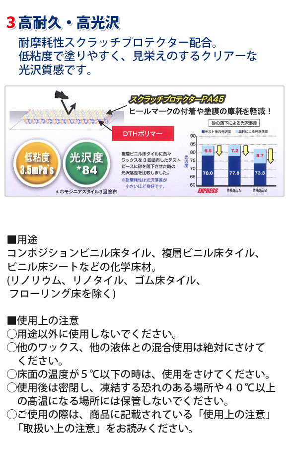 ペンギン エクスプレス[18L] - 高耐久速乾性樹脂ワックス 03