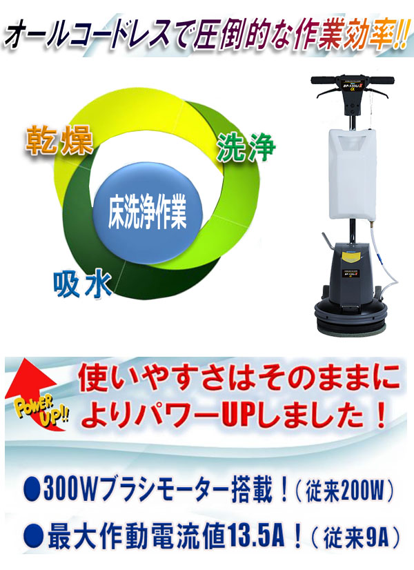 ペンギンワックス BP-130LiIIIα(充電器・バッテリー別売) - 13インチLi-ionコードレスポリッシャー 02