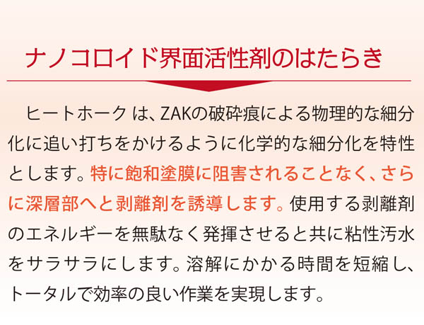 クオリティ ヒートホーク - 業務用 特殊剥離剤、剥離剤用添加剤 01