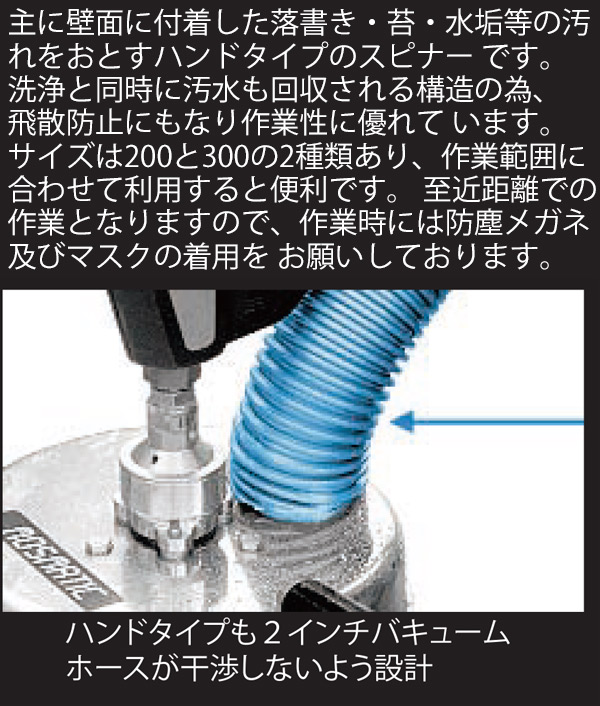 レボテック グラフィティリムーバー - 高圧洗浄ツール【代引不可・個人宅配送不可・#直送1000円】