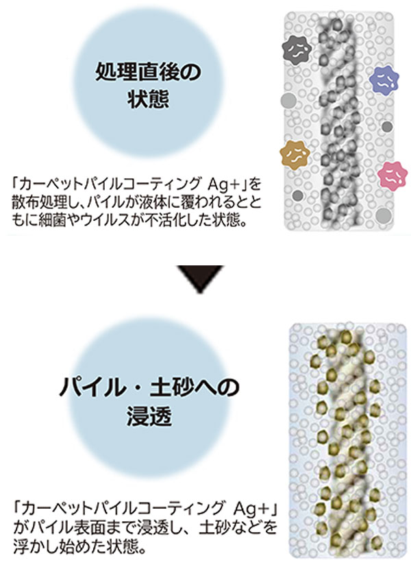 リンレイ カーペットパイルコーティングAg＋ [4L] 抗菌性が持続する「新・洗わないカーペットケア剤」-カーペット防汚剤