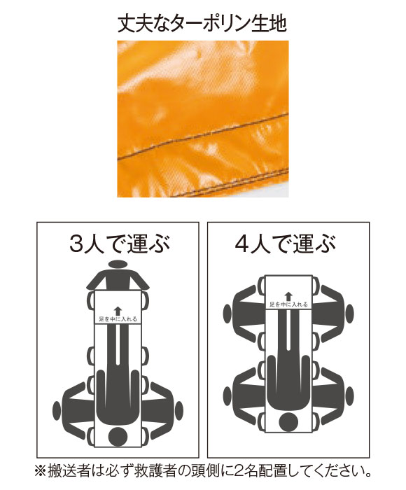 テラモト ターポリン救護担架03