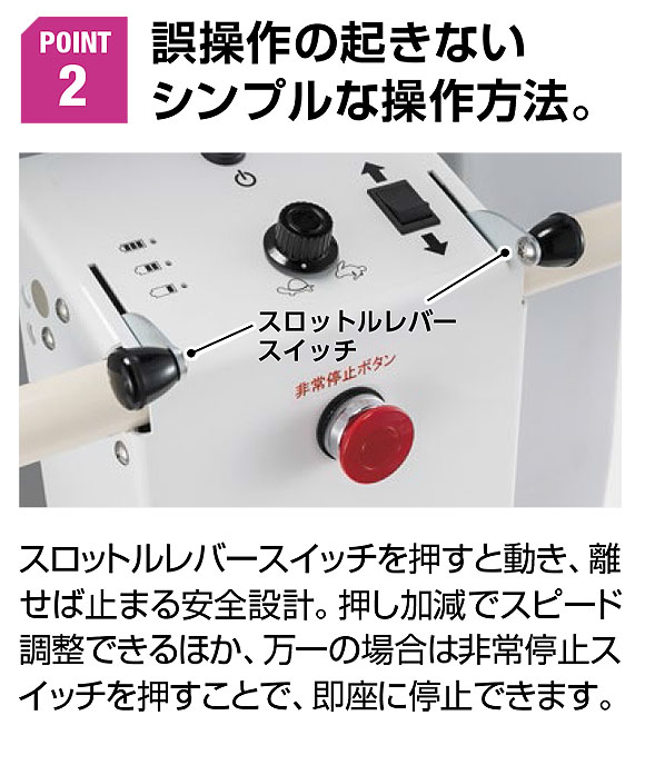 山崎産業 コンドル エレクトリックカート CEC-101 - 大量の荷物を楽に運搬できるダストボックス付き電動カート【代引不可】03