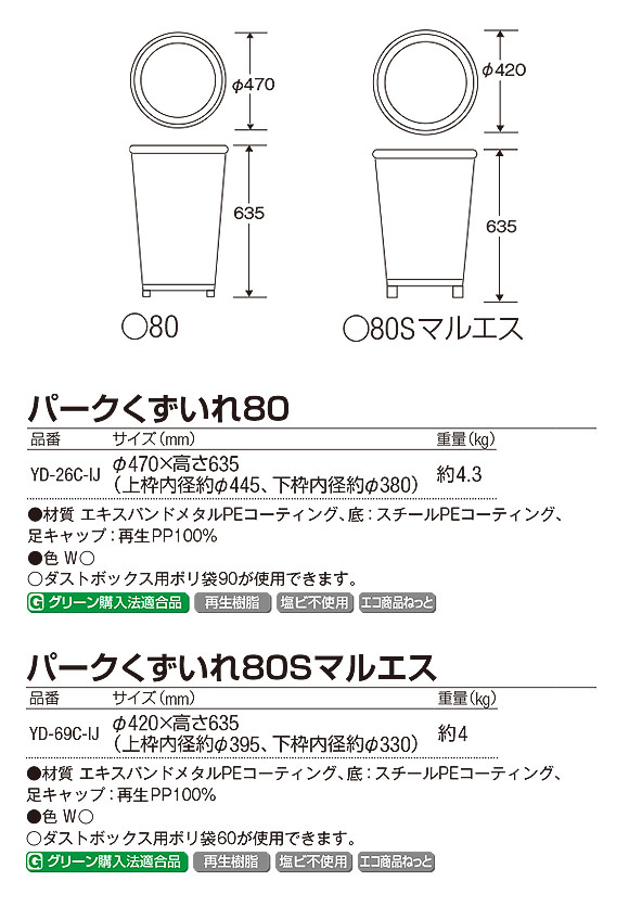 山崎産業 パークくずいれ80 02