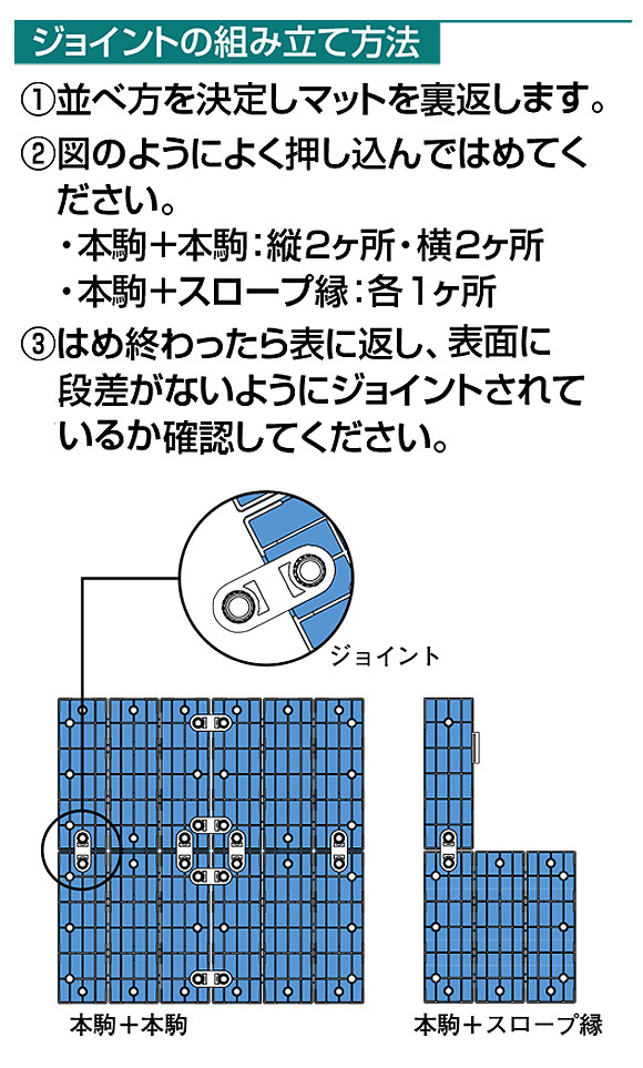 山崎産業 システムスノコ - 誘導表示やスロープが組み込めるバリアフリー対応スノコ 02