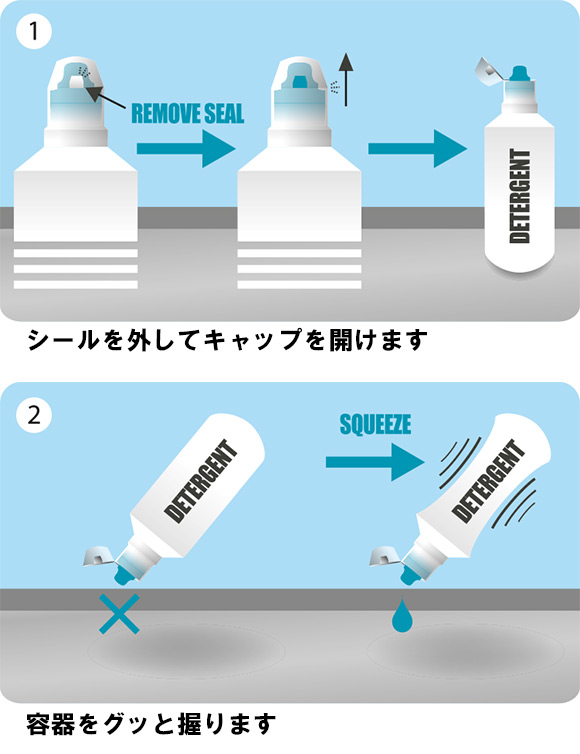 モアマン スクイーズデラックス[500mL] - プロ用ウィンドウ洗浄用洗剤 01