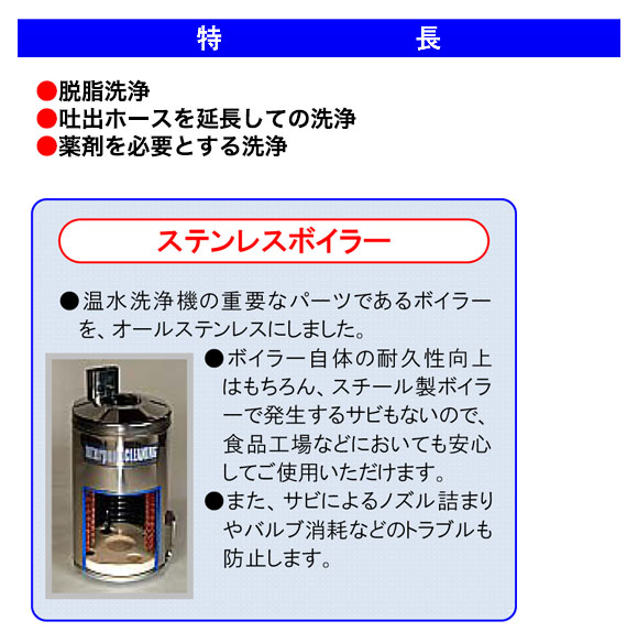 【リース契約可能】蔵王産業 ジェットマンGHD1714-II - ホット＆スチーム高温水高圧洗浄機【代引不可】04