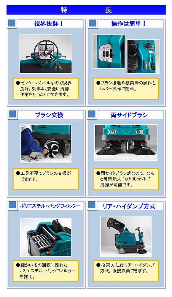 【リース契約可能】蔵王産業 プロスイープ 140XRD - ディーゼルエンジン駆動式中型清掃機【代引不可】04