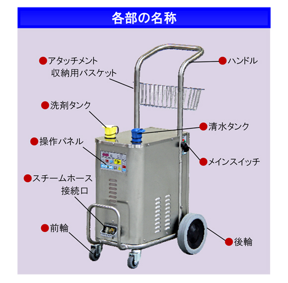 スチーム洗浄機 スチームボックスミニ【代引不可】商品詳細03