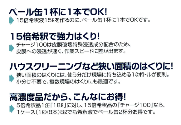 ユシロ ユシロンピック チャージ100[1L] - 有効成分100%・最強最速剥離剤商品詳細04