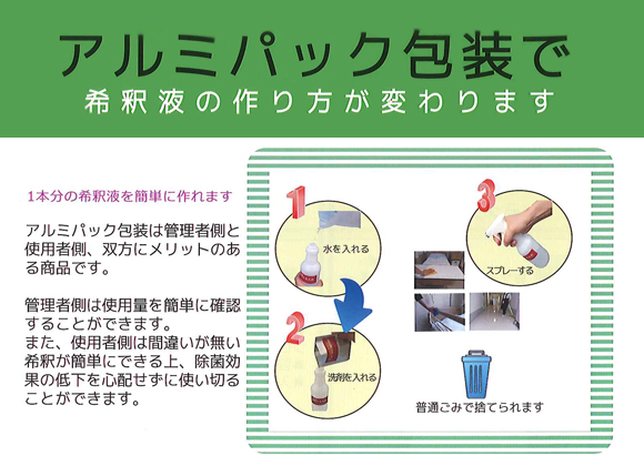 コスケム レモングリーンDD アルミパック商品詳細03