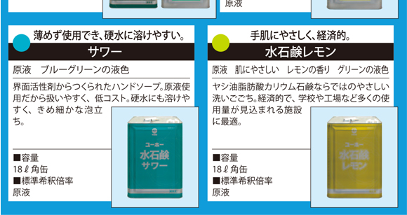 ユーホーニイタカ 薬用石鹸ライム[18L] - 薬用ハンドソープ 医薬部外品商品詳細12