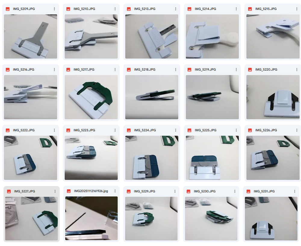 残念ながら適合しなかったホルダーの集合写真