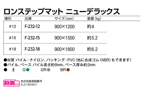 山崎産業 ロンステップマット ニューデラックス 01