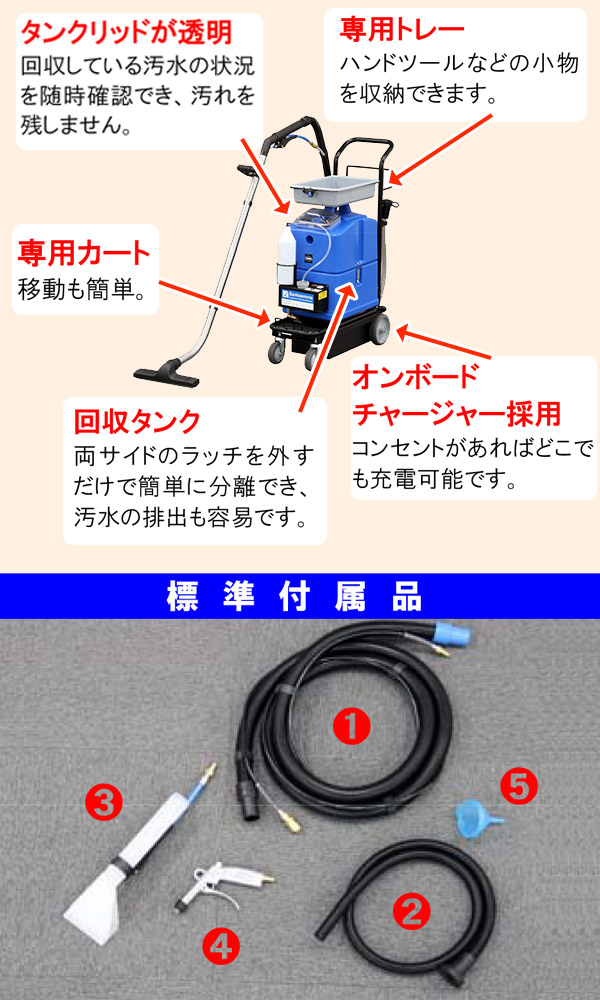 【リース契約可能】蔵王産業 スポリンバッテリーII -バッテリー式小型濯ぎ洗い機【代引不可・個人宅配送不可】02