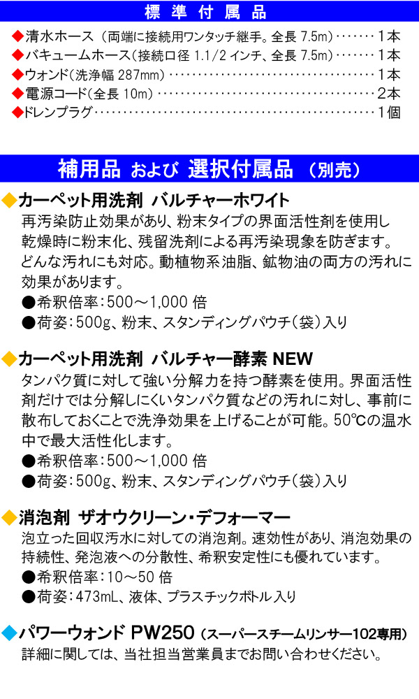 【リース契約可能】蔵王産業 スーパースチームリンサーS102【代引不可】08