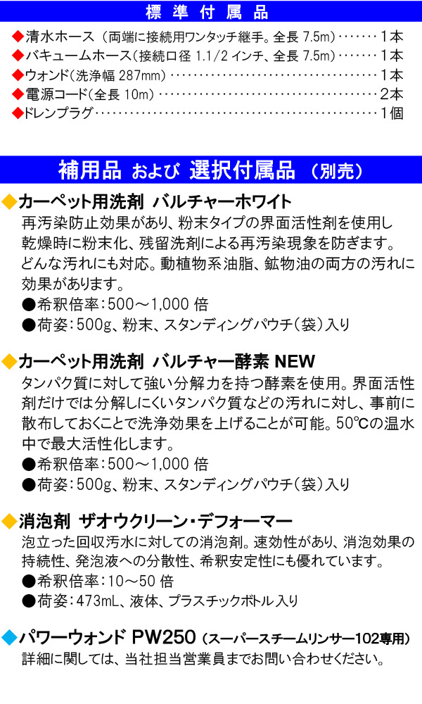 【リース契約可能】蔵王産業 スーパースチームリンサーS301 - 洗浄力に特化した301型【代引不可】08