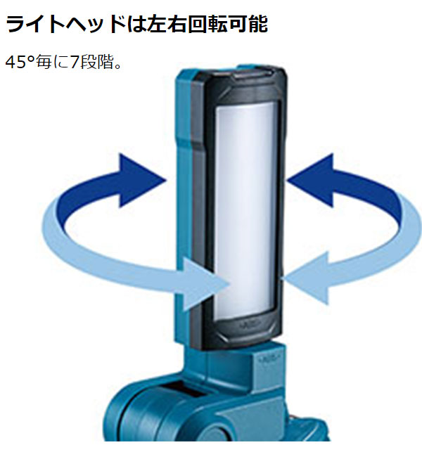 マキタ 充電式ワークライト ML006G 本体のみ - 光束500lmで現場を明るく照らす 03