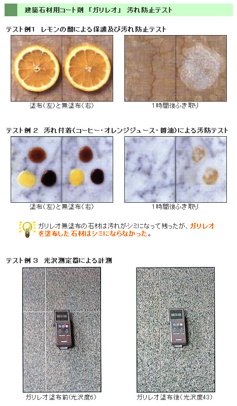 ミヤキ ガリレオ 4L 建築石材用コート剤(ヒートレスガラス)【代引不可・個人宅配送不可】-石材用